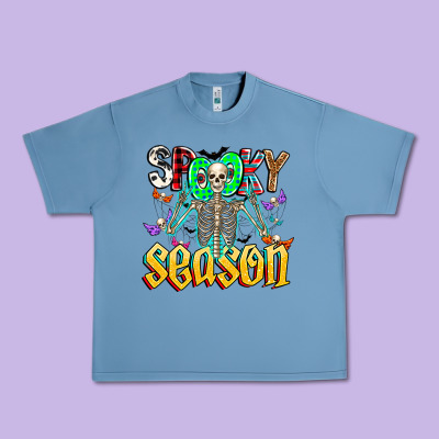 Spooky Season Urban Heavy Tee Designed By Cowhidedigitalart
