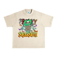 Sandshell Spooky Season Urban Heavy Tee - CowhideDigitalArt