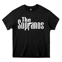 Black the sopranos Heavy Core Tee - DesigneFamous