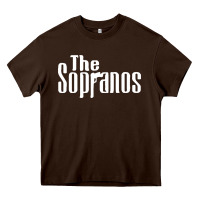 Chocolate Brown the sopranos Heavy Core Tee - DesigneFamous