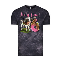 Cloud Black holy cow i'm 6 years old Vintage Tee - LillyAllenDesigns