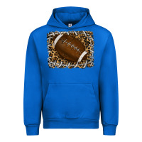 Cobalt leopard american football backround Urban Hoodie - RanaPortraitStore