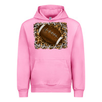 Fuchsia Pink leopard american football backround Urban Hoodie - RanaPortraitStore