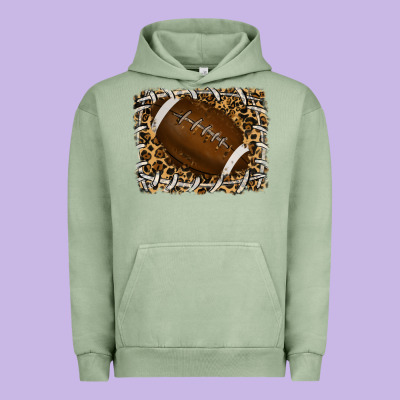 Leopard American Football Backround Urban Hoodie Designed By Ranaportraitstore