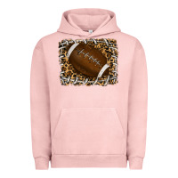 Pigment Salmon leopard american football backround Urban Hoodie - RanaPortraitStore