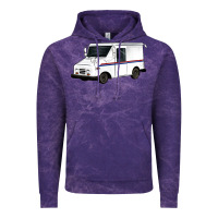Cloud Purple mail truck Vintage Hoodie - Artiststas