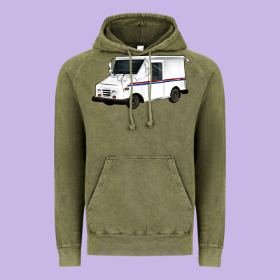 Mail Truck Vintage Hoodie Designed By Artiststas