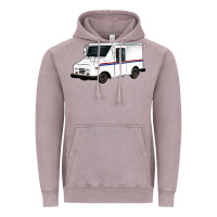 Vintage Zinc mail truck Vintage Hoodie - Artiststas