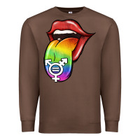 Chestnut Pride LGBT Sign Tongue Premium Sweatshirt - Jasminsmagicworld