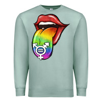 Seafoam Pride LGBT Sign Tongue Premium Sweatshirt - Jasminsmagicworld