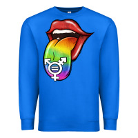 True Royal Pride LGBT Sign Tongue Premium Sweatshirt - Jasminsmagicworld