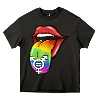 Asphalt Pride LGBT Sign Tongue Heavy Core Tee - Jasminsmagicworld