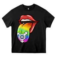 Black Pride LGBT Sign Tongue Heavy Core Tee - Jasminsmagicworld