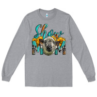 Heather Grey Western Show Mom Sheep Long Sleeve Tee - LillyAllenDesigns