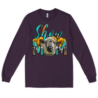 Plum Western Show Mom Sheep Long Sleeve Tee - LillyAllenDesigns