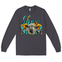 Smoke Western Show Mom Sheep Long Sleeve Tee - LillyAllenDesigns