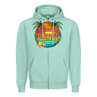 Seafoam beach please Zipper Hoodie - Jasminsmagicworld