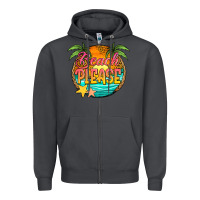 Smoke beach please Zipper Hoodie - Jasminsmagicworld