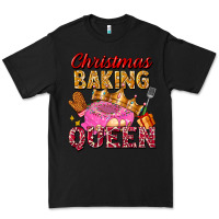 Black christmas baking queen Premium Tee - FaDigitalArtStudio