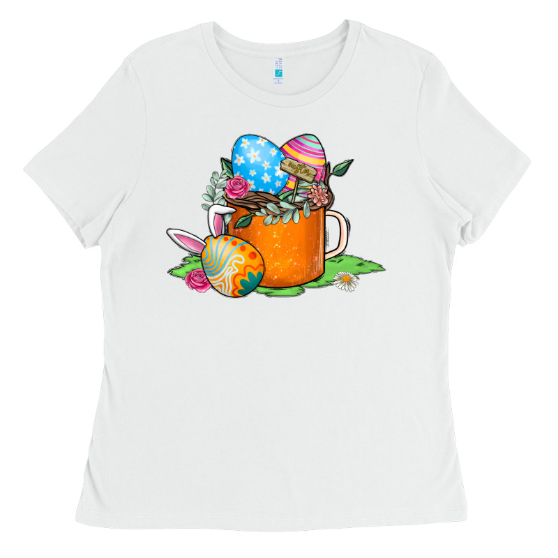 Easter Coffee Ladies Tee by CowhideDigitalArt | Teevron