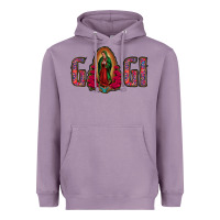 Lavender Gigi Lady Of Guadalupe Heavyweight Hoodie - Jasminsmagicworld