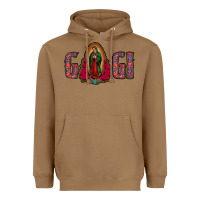 Toasted Coconut Gigi Lady Of Guadalupe Heavyweight Hoodie - Jasminsmagicworld