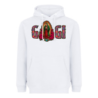 White Gigi Lady Of Guadalupe Heavyweight Hoodie - Jasminsmagicworld
