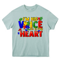 I'm His Voice He Is My Heart Heavy Core Tee | Teevron
