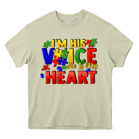 Mossy I'm his voice he is my heart Heavy Core Tee - FaDigitalArtStudio