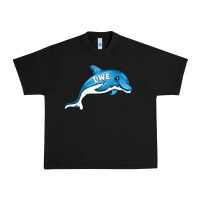 Black dolphin dwe Urban Heavy Tee - CowhideDigitalArt