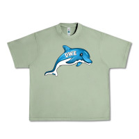 Oil Green dolphin dwe Urban Heavy Tee - CowhideDigitalArt