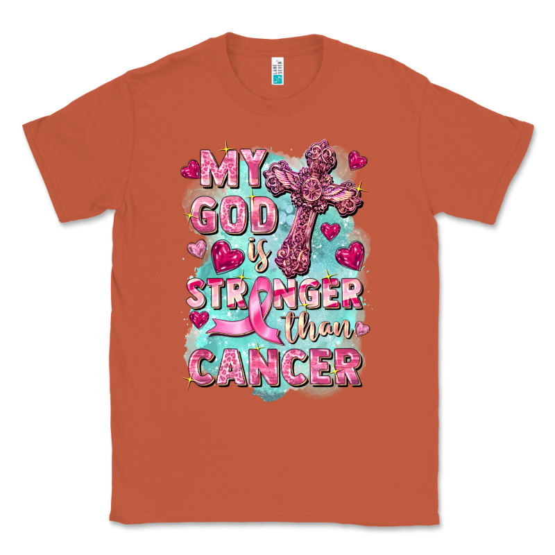 My God Is Stronger Than Cancer Classic Tee by FaDigitalArtStudio | Teevron