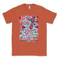 Copper My God is stronger than Cancer Classic Tee - FaDigitalArtStudio