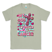 Matcha My God is stronger than Cancer Classic Tee - FaDigitalArtStudio