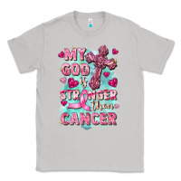 Moon Dust My God is stronger than Cancer Classic Tee - FaDigitalArtStudio