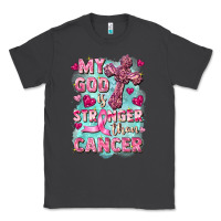 Smoke My God is stronger than Cancer Classic Tee - FaDigitalArtStudio