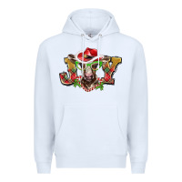 White christmas joy baby cow Premium Hoodie - BarkalooDesign