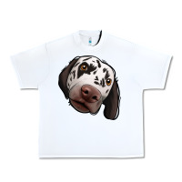 White Dalmatian Urban Heavy Tee - Jasminsmagicworld