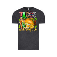 Vintage Black Tacos And Tequila Vintage Tee - CowhideDigitalArt