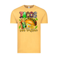 Vintage Mustard Tacos And Tequila Vintage Tee - CowhideDigitalArt