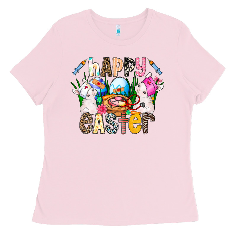 Happy Easter Ladies Tee by CowhideDigitalArt | Teevron