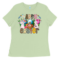 Matcha Happy Easter Ladies Tee - CowhideDigitalArt