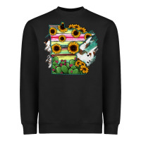 Black Minnesota State Map Heavyweight Sweatshirt - RanaPortraitStore