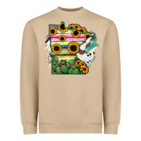 Mushroom Minnesota State Map Heavyweight Sweatshirt - RanaPortraitStore