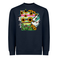 Navy Minnesota State Map Heavyweight Sweatshirt - RanaPortraitStore