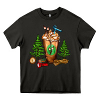 Asphalt camping cold drink frappe Heavy Core Tee - FaDigitalArtStudio