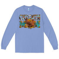 Colony Blue chicken mom Long Sleeve Tee - LillyAllenDesigns