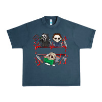 Midnight Navy halloween Urban Heavy Tee - CowhideDigitalArt