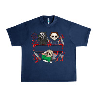 Navy halloween Urban Heavy Tee - CowhideDigitalArt