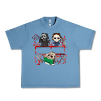 Pebble Blue halloween Urban Heavy Tee - CowhideDigitalArt